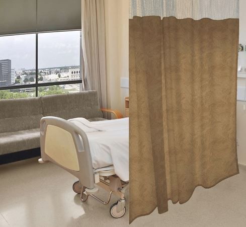 Single Bed Privacy Cubicle Curtain S4 Kit For 9ft Ceilings