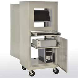 Mobile Computer Security Workstations With Airtight Seals