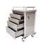 4 Drawer Economy Medical Cart