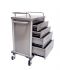 4 Drawer Economy Medical Cart