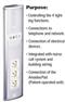 LED 4ft Long Wall Mounted Patient Room Light w/ Controller