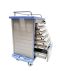 Compact ABS Medication Cart Front