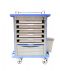 Compact ABS Medication Cart front side