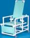 Deluxe Reclining Shower Chair Commode