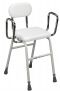 Extra Tall Hip Stool with Adjustable Arms