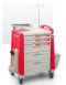 Hospital Emergency Crash Cart, Extreme Red