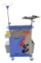 Lite Emergency Crash Cart with Accessory Package and  IV Pole
