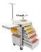 Lite Emergency Hospital Crash Cart with Accessory Package