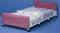 Low Bed for 76in Mattress with Optional Casters