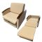Reclining Sleeper Chair for Hospitals with Storage Drawer