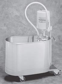 10 Gallon Mobile Podiatry Whirlpool w/ Undercarriage