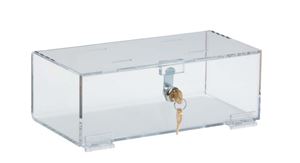 Clear Refrigerator Narcotic Lock Box