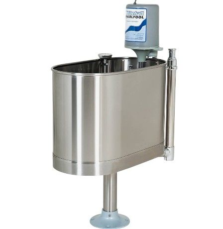 22 Gallon Stationary Extremity Whirlpool w/ Pedestal