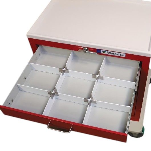 Steel Cart Small Cut & Clip Divider System for 3in H Drawers