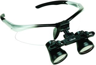 Sport Dental Loupe-Silver and Black