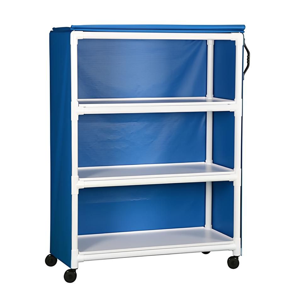 Large Value Line Linen Cart w/ 3 Shelves