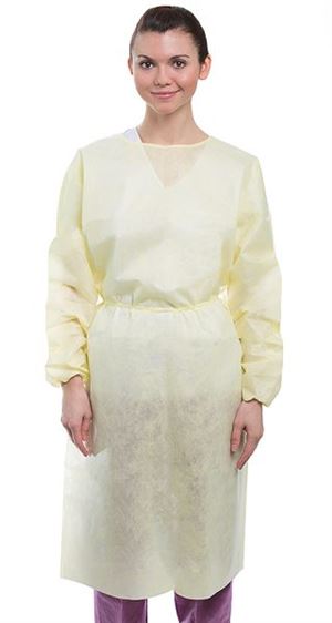 Chemo-guard impervious gown- elastic cuff