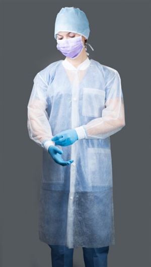 Isolation lab coat