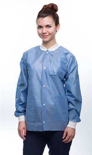 Easy-breathe lab jacket