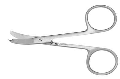 3.5in - Curved Shortbent Stitch Scissors