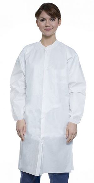 Sterile Liquid-Guard Lab Coat- Elastic Cuffs- No Pocket