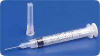 3CC Luer Lock Syringe with Needle