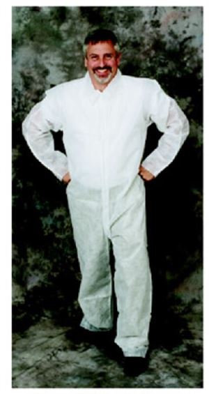 Polypro-2 coveralls with open cuffs and ankles