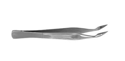 4.25in - Curved Carmalt Splinter Forceps