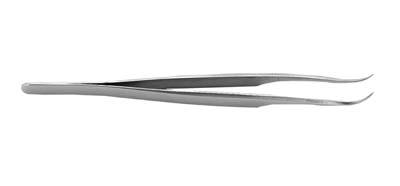 4.5in - #7, Curved Jewelers Forceps