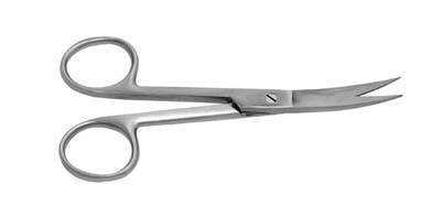 4.5in - S/S, Curved Operating Scissor