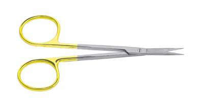 4.5in - Straight CARBIDE Iris Scissors