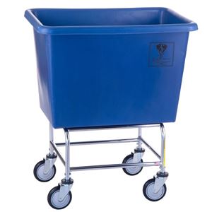 6 Bushel Elevated Laundry Cart Poly Tub