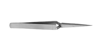4.75in - #9, Cross Action, Straight Jewelers Forceps