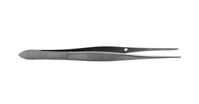 4in - Straight Serrated Eye Dressing Forceps