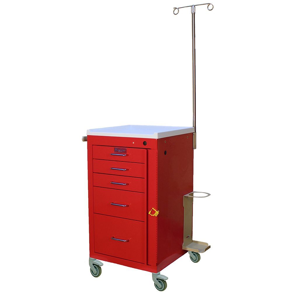 5 Drawer Mini Emergency Cart Specialty Package