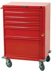 6-Drawer Emergency Crash Cart w/ Breakaway Lock