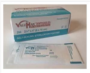 Tinted self-seal sterilization pouches