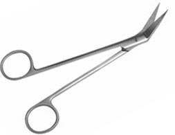 6.25in Kelly Scissors, Angled, Sharp