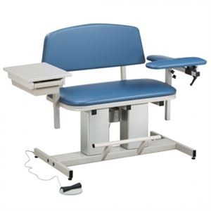 35in Wide Bariatric Power Blood Drawing Chair Drawer