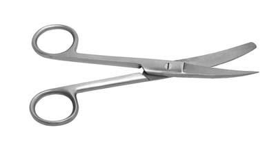 6.5in - SB Curved Serrated Canine Scissors