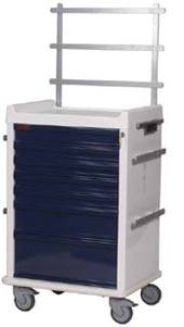 7 Drawer MR-Safe Anesthesia Cart Specialty Package