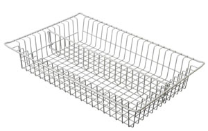 3in Wired Basket with 1 long divider
