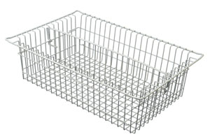 5in Wired Basket with 1 long divider