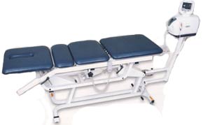 Traction Table for Chiropractic Treatment Hand Control