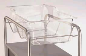 Acrylic bassinet basket 2025