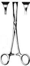 Allis-Adair Tissue Forceps, 9x10 Teeth, 6in