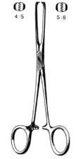 Allis Tissue Forceps, 5x6 Teeth, 6 in