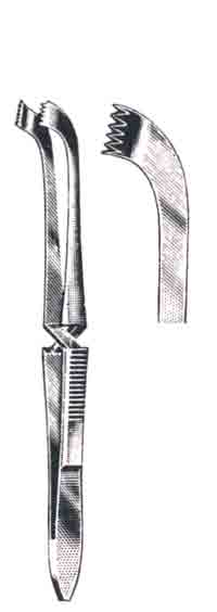 Approximation Forceps 5 6 Teeth Cross Action 4 in