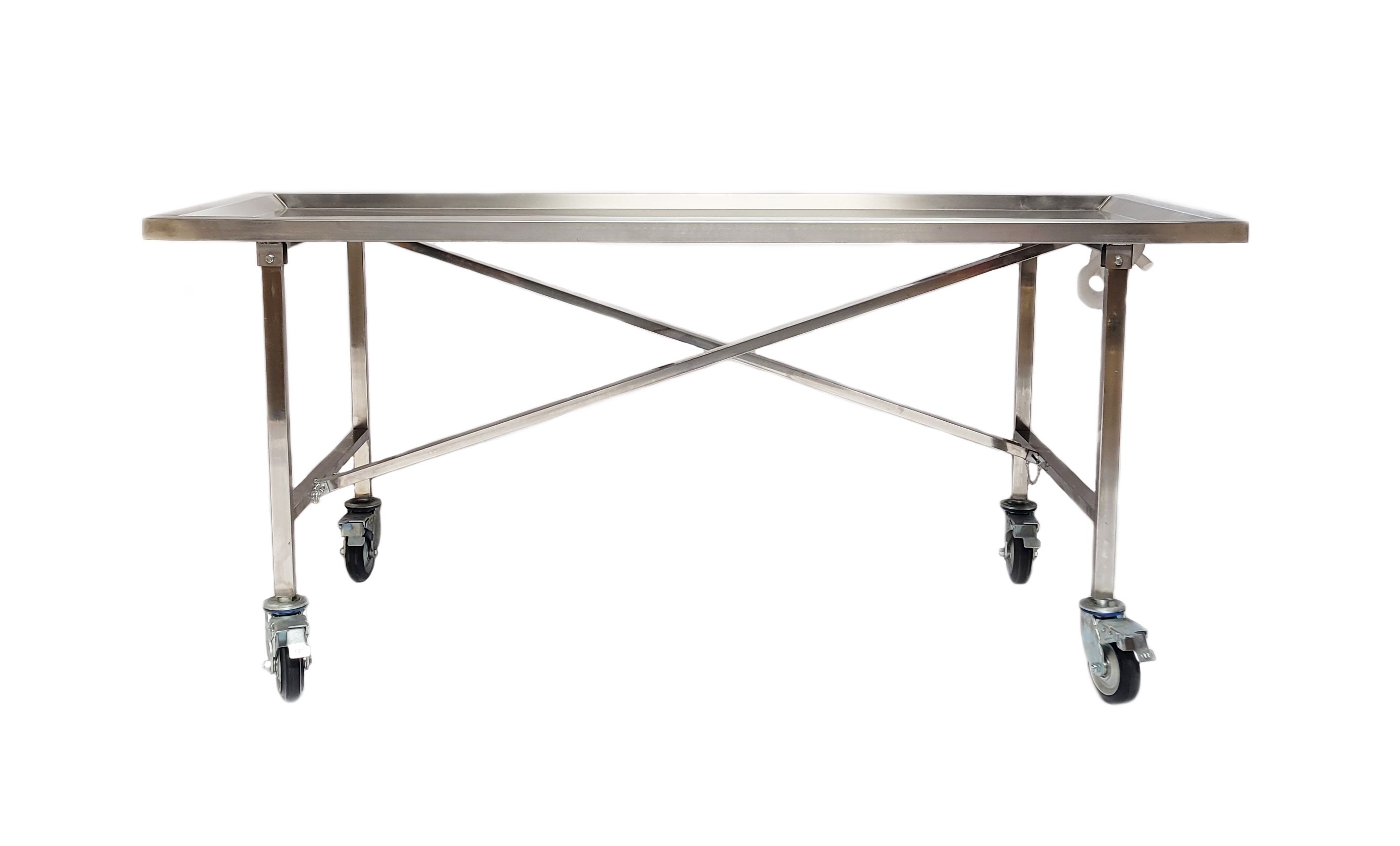 Autopsy Embalming Trolley with Folding Legs