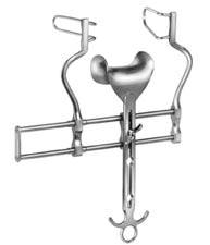 Balfour Abdominal Retractor w/Fenestrated Side Blades